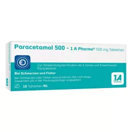 PARACETAMOL 500-1A Pharma tablete, 10 kom