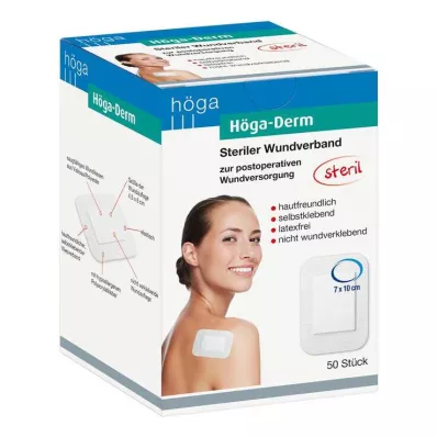 HÖGA-DERM flaster sterilni 70x100 mm, 50 kom HÖGA-DERM flaster sterilni 70x100 mm, 50 kom