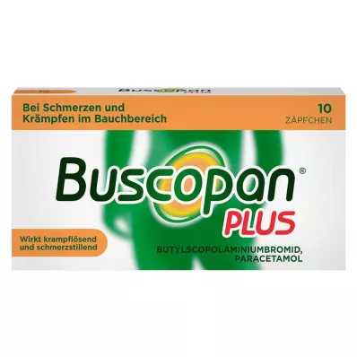 BUSCOPAN plus 10 mg/800 mg čepići, 10 kom BUSCOPAN plus 10 mg/800 mg čepići, 10 kom
