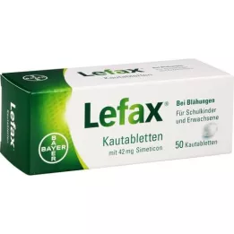LEFAX Tablete za žvakanje, 50 kom