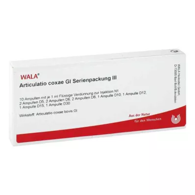 ARTICULATIO coxae GL Pakiranje serije 3 ampule, 10X1 ml ARTICULATIO coxae GL Pakiranje serije 3 ampule, 10X1 ml