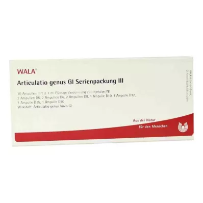 ARTICULATIO rod GL serija pakiranje 3 ampule, 10X1 ml ARTICULATIO rod GL serija pakiranje 3 ampule, 10X1 ml