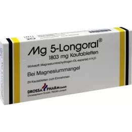 MG 5 LONGORAL tableta za žvakanje, 20 kom