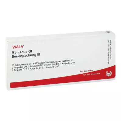 MENISCUS GL Pakiranje serije 3 ampule, 10X1 ml