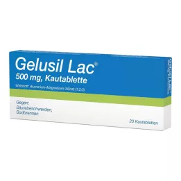 GELUSIL LAC Tablete za žvakanje, 20 kom