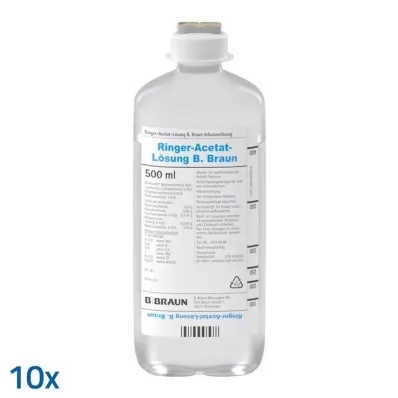 RINGER ACETAT Inf.otopina Ecoflac plus, 10x500 ml