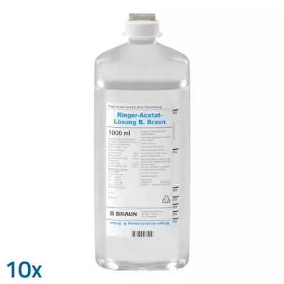 RINGER ACETAT Inf.otopina Ecoflac plus, 10X1000 ml