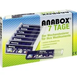 ANABOX 7 dana tjedni dozator plavi, 1 kom