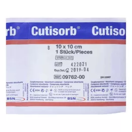 CUTISORB Sukcijske komprese sterilne 10x10 cm, 1 kom