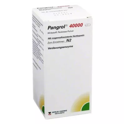 PANGROL 40.000 tvrdih zatvarača s oblogom od želučanog soka, 100 komada