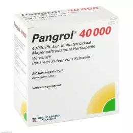 PANGROL 40.000 tvrdih zatvarača s oblogom od želučanog soka, 200 komada