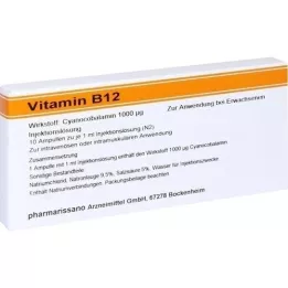VITAMIN B12 RÖWO 1000 μg ampula, 10X1 ml