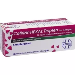 CETIRIZIN HEXAL Kapi za alergije, 10 ml
