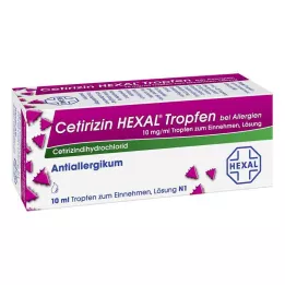 CETIRIZIN HEXAL Kapi za alergije, 10 ml