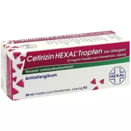CETIRIZIN HEXAL Kapi za alergije, 20 ml