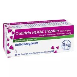 CETIRIZIN HEXAL Kapi za alergije, 20 ml