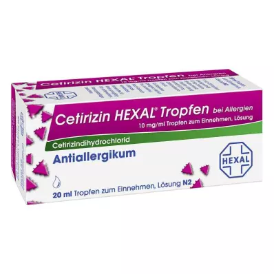 CETIRIZIN HEXAL Kapi za alergije, 20 ml