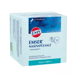 EMSER Fiziološka vrećica soli za ispiranje nosa, 50 kom
