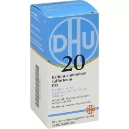 BIOCHEMIE DHU 20 potassium alum.sumpor.D 12 tableta, 200 kom