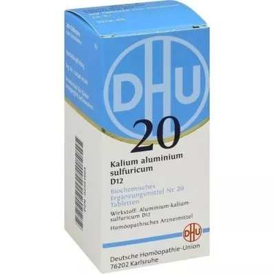 BIOCHEMIE DHU 20 potassium alum.sumpor.D 12 tableta, 200 kom