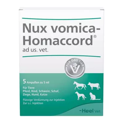 NUX VOMICA HOMACCORD ad us.vet.ampule, 5 kom