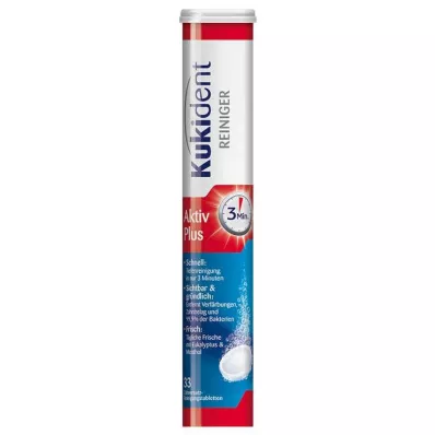 KUKIDENT Čistač Express Active Plus Tabs, 33 kom