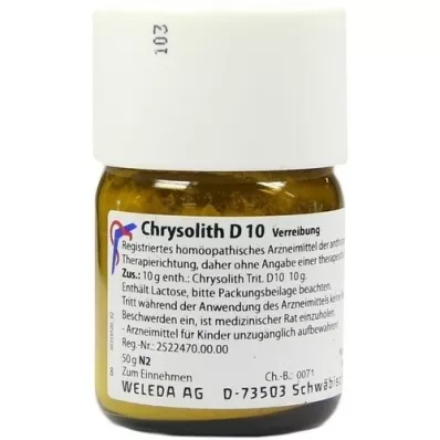 CHRYSOLITH D 10 Trituracija, 50 g