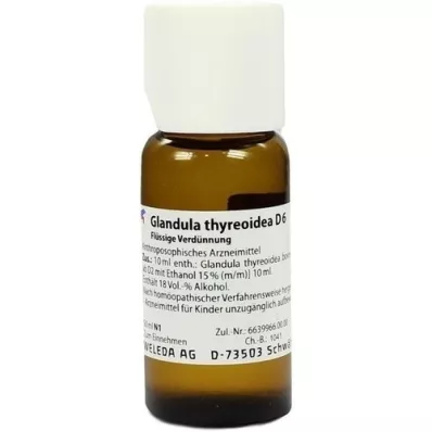 GLANDULA THYREOIDEA D 6 Razrjeđenje, 50 ml