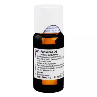 PANKREAS D 6 Razrjeđenje, 50 ml