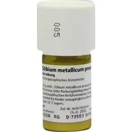 STIBIUM METALLICUM PRAEPARATUM D 10 Trituracija, 20 g
