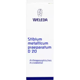 STIBIUM METALLICUM PRAEPARATUM D 20 Trituracija, 20 g