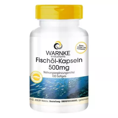 FISCHÖL KAPSELN 500 mg, 100 kom