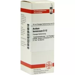 ACIDUM FORMICICUM D 12 Razrjeđenje, 20 ml