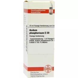 ACIDUM PHOSPHORICUM D 30 razrjeđenje, 20 ml