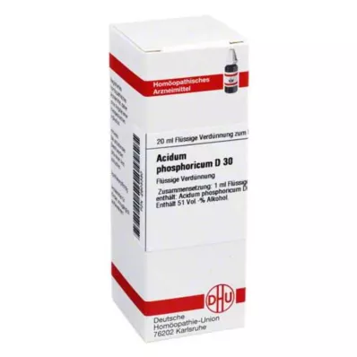ACIDUM PHOSPHORICUM D 30 razrjeđenje, 20 ml