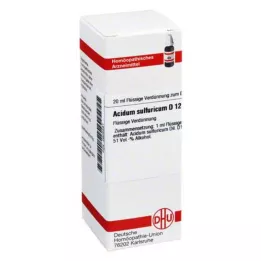 ACIDUM SULFURICUM D 12 Razrjeđenje, 20 ml