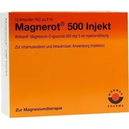 MAGNEROT 500 ampula za injekcije, 10x5 ml