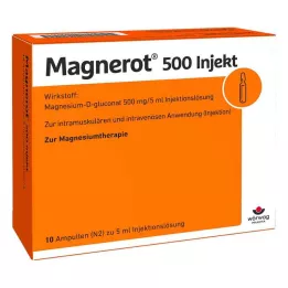 MAGNEROT 500 ampula za injekcije, 10x5 ml