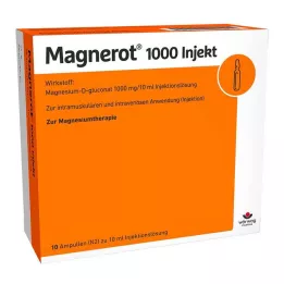 MAGNEROT 1000 injekcijskih ampula, 10X10 ml