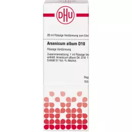 ARSENICUM ALBUM D 10 razrjeđenje, 20 ml