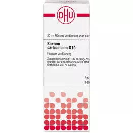 BARIUM CARBONICUM D 10 razrjeđenje, 20 ml