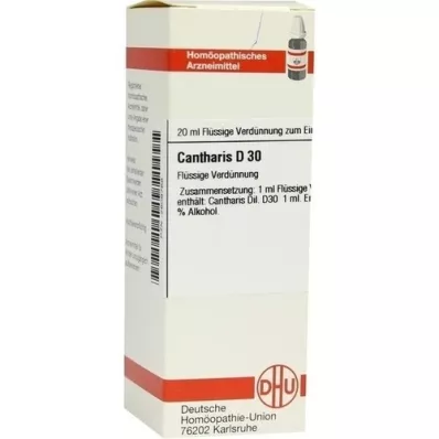 CANTHARIS D 30 razrjeđenje, 20 ml