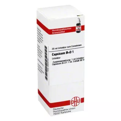 CAPSICUM Matična tinktura D 1, 20 ml