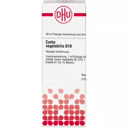 CARBO VEGETABILIS D 10 razrjeđenje, 20 ml