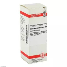 CHININUM SULFURICUM D 6 Razrjeđenje, 20 ml
