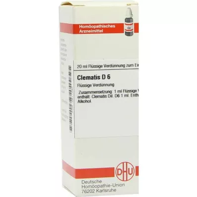 CLEMATIS D 6 Razrjeđenje, 20 ml
