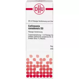 COLLINSONIA CANADENSIS D 3 razrjeđenje, 20 ml