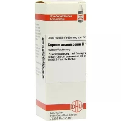 CUPRUM ARSENICOSUM D 12 Razrjeđenje, 20 ml
