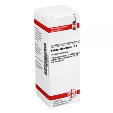 KALIUM CHLORATUM D 4 razrjeđenje, 20 ml KALIUM CHLORATUM D 4 razrjeđenje, 20 ml