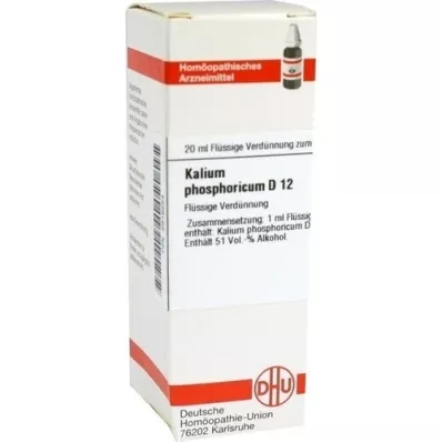 KALIUM PHOSPHORICUM D 12 Razrjeđenje, 20 ml